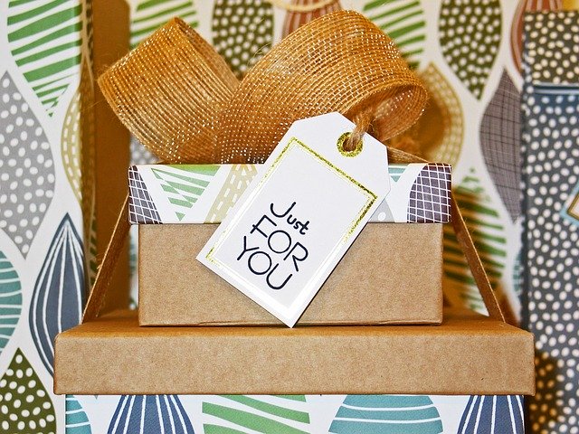 gift with ribbon